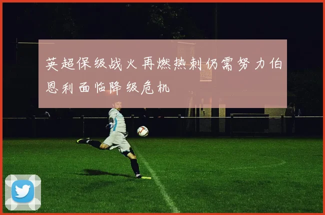 英超保级战火再燃热刺仍需努力伯恩利面临降级危机
